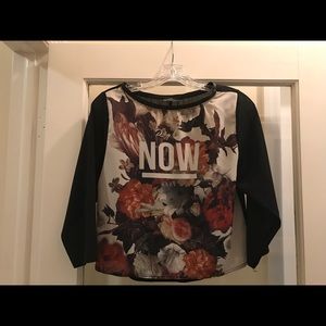 Zara “Right Now Baby” blouse, M